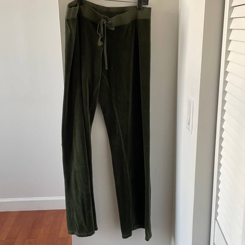 Green Juicy Couture Sweatpants